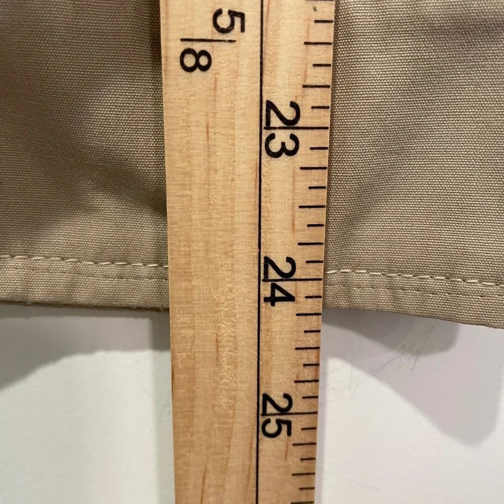 Brooks Brothers Vintage Trailcloth Safari Jacket 42S Khaki Tan Cotton Field Coat